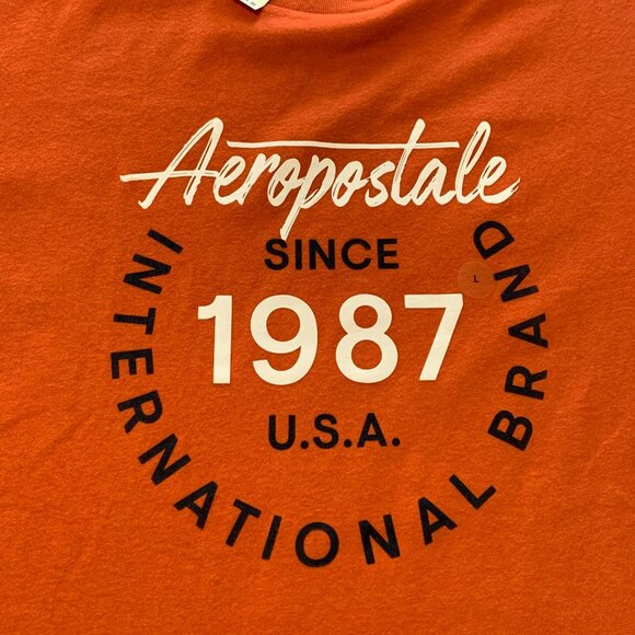 Aéropostale Orange Graphic Tee (NWT)(L). Hollister Green Shirt (XL) Men - Picture 9 of 14